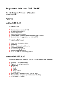 Programma del Corso GPS “BASE”