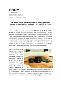 Comunicato stampa