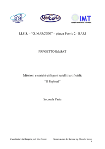 2 Parte Missione e Carichi Utili