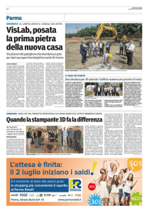 VisLab, posata la prima pietra della nuova casa