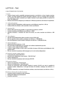 Caratteristiche Lotto E -TAC