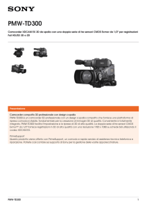 PMW-TD300 Brochure