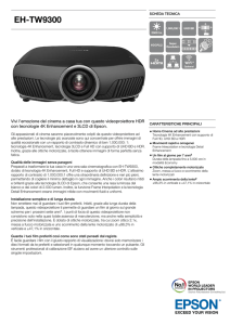 Epson EH TW9300 scheda tecnica