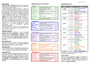 Corsi per la Geomatica 2016/2017