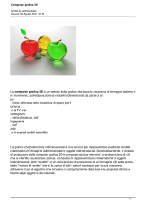 Computer grafica 3D