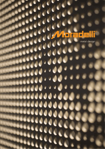 Superfici perforate e bugnate
