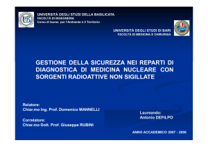 MEDICINA NUCLEARE SORGENTE