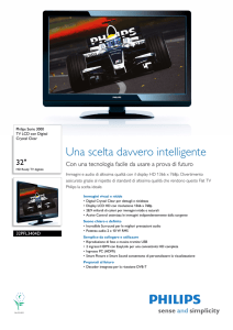 32PFL3404D/12 Philips TV LCD con Digital Crystal Clear