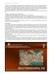 Bari sotterranea in virtual tour