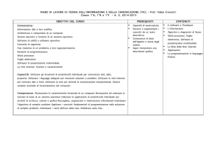 (TIC) - Prof. Fabio Crocetti Classe 1°A, 1°B e 1°F - cine-tv