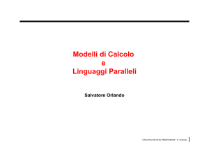 Modelli di Calcolo e Linguaggi Paralleli