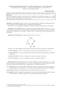 Universit`a degli Studi di Roma Tre - Facolt`a di Ingegneria C. S. Ing
