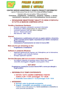 CENTRO SERVIZI ASSISTENZA E VENDITA PRODOTTI