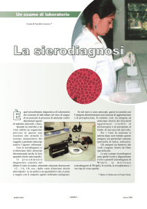 La sierodiagnosi