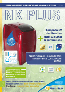 Lampada uV - Oro Blu Italia