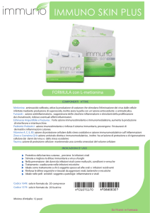 Scheda IMMUNO SKIN PLUS
