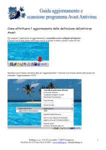 Come effettuare l` aggiormanento delle definizione del