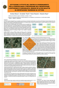 istituzione e attività del centro di coordinamento per la sorveglianza