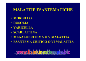 malattie esantematiche