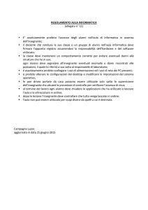 REGOLAMENTO AULA INFORMATICA (allegato n° 11) E