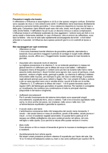 Raffreddore e influenza
