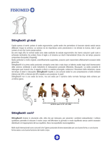 SittingBack®: gli studi SittingBack®: cos`è?