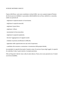 SCIENZE MOTORIE E BOCCE Il gioco delle Bocce può essere