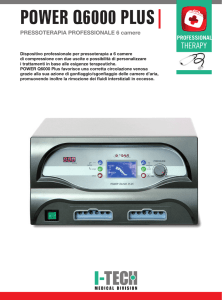 POWER Q6000 PLUS|Pressoterapia professionale 6