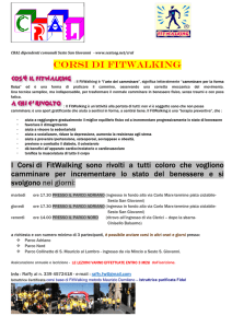 CORSI DI FITWALKING