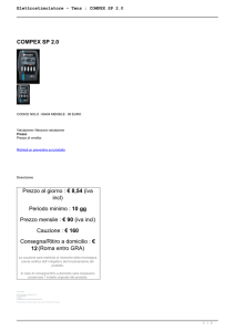 Elettrostimolatore - Tens : COMPEX SP 2.0