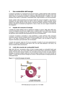 L`uso dell`energia