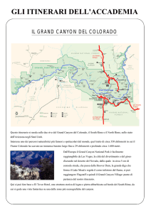 Grand Canyon del Colorado - ACCADEMIA GEOGRAFICA