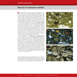 Rocce in sezione sottile