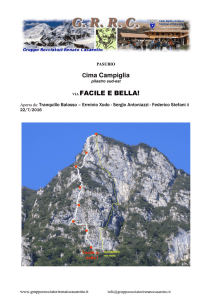 Cima Campiglia VIA FACILE E BELLA!