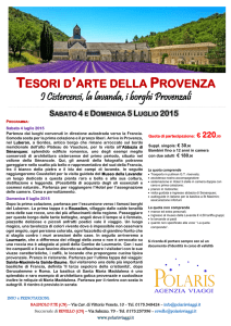 tesori d`arte della provenza