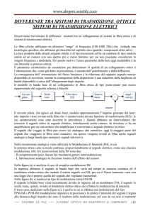 10 - differenze tra sistemi di trasmissione ottici e sistemi