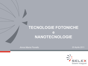 Diapositiva 1 - Dipartimento di Elettronica Applicata