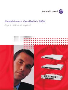Alcatel-Lucent OmniSwitch 6850 - Alcatel