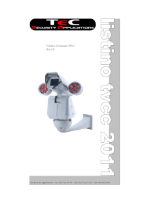 Listino Gennaio 2011 - tec security applications