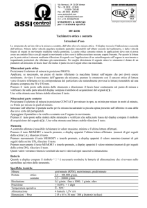 dt-2236 tachimetro ottico e contatto manuale d`uso