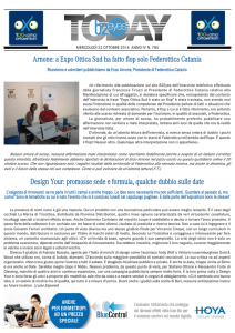 Arnone: a Expo Ottica Sud ha fatto flop solo