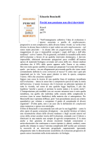 Edoardo Boncinelli Perché non possiamo non dirci darwinisti