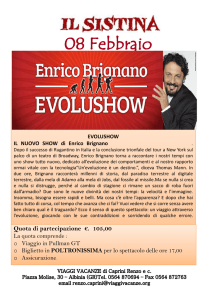 enrico brignano evolushow