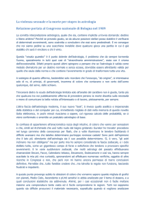 La violenza sessuale e la morte per stupro in