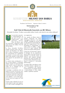 Golf Club di Monticello Interclub con RC Milano
