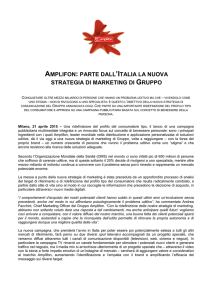 150421 amplifon CS lancio marketing
