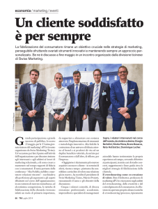 Un cliente soddisfatto è per sempre