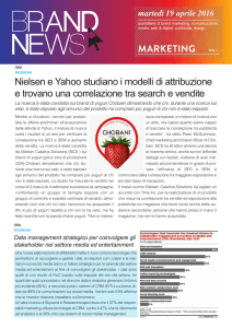 MARKETING Nielsen e Yahoo studiano i modelli di