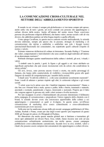 la comunicazione cross-culturale nel settore dell`abbigliamento