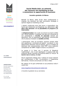 Social Media Hub: un network per lavorare nel marketing on